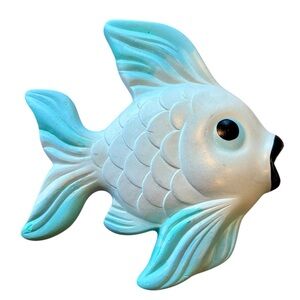 Vintage Miller Studio Chalkware Fish Wall Decor 1960 MCM